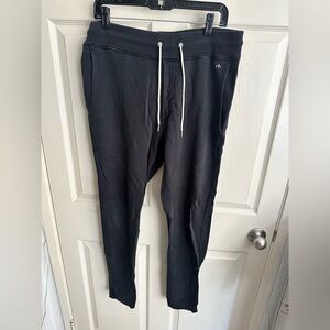 Rag & Bone Black Sweatpants with Tapered Fit
